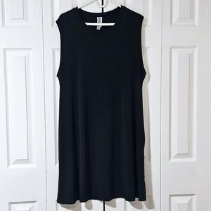 Honeyme Curvy Black Sleeveless Dress
